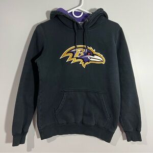 Nike NFL Baltimore Ravens Football Black Pullover Sweatshirt Hoodie Youth Medium